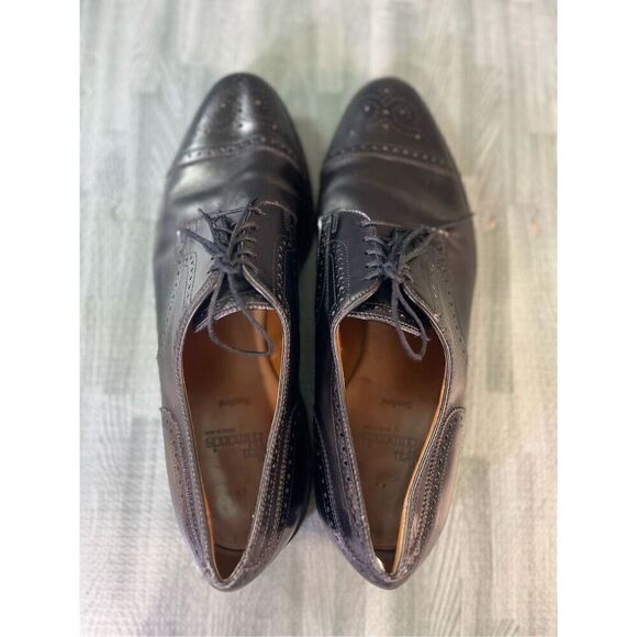 Allen Edmonds Men’s Sanford Dress Shoes Size 11.5 D Black Oxfords Cap Toe main image 12